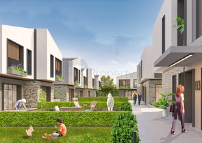 5+1-Villen in einem Komplex in der Region Doshemealty - Antalya