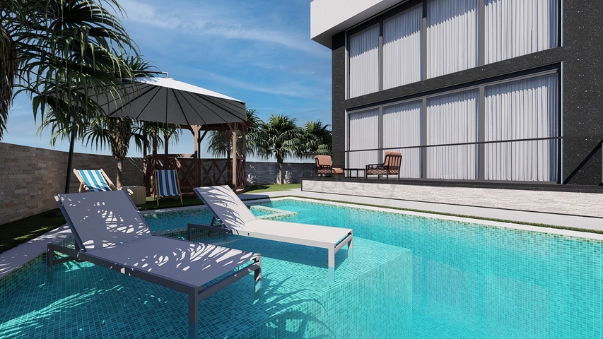 4+1-Villen im Stadtteil Kemer - Antalya