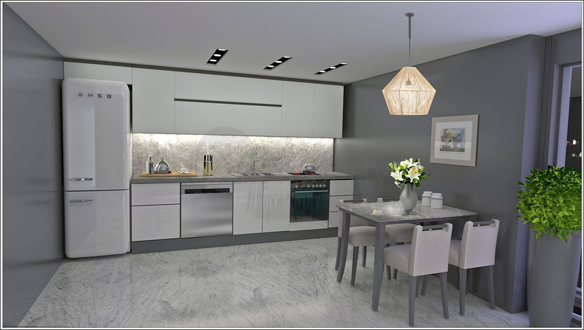 Apartments 1+1 und 2+1 Duplex im Zentrum von Antalya 