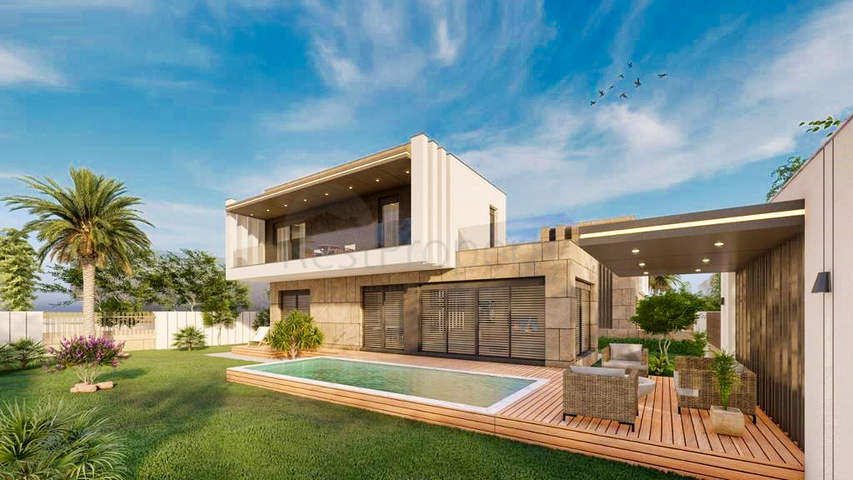 4+1 Villa in Belek mit 220 m2 Wohnfläche - Antalya 