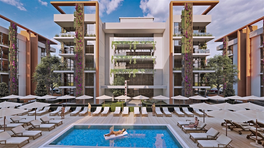 Apartments mit 1+1 und 2+1 Grundrissen in der Region Doshemealty - Antalya