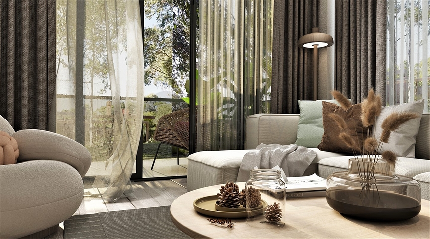 Apartments mit 1+1 und 2+1 Grundrissen in der Region Doshemealty - Antalya