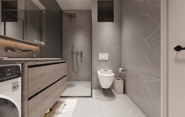 Apartments mit 1+1 und 2+1 Grundrissen in der Region Doshemealty - Antalya