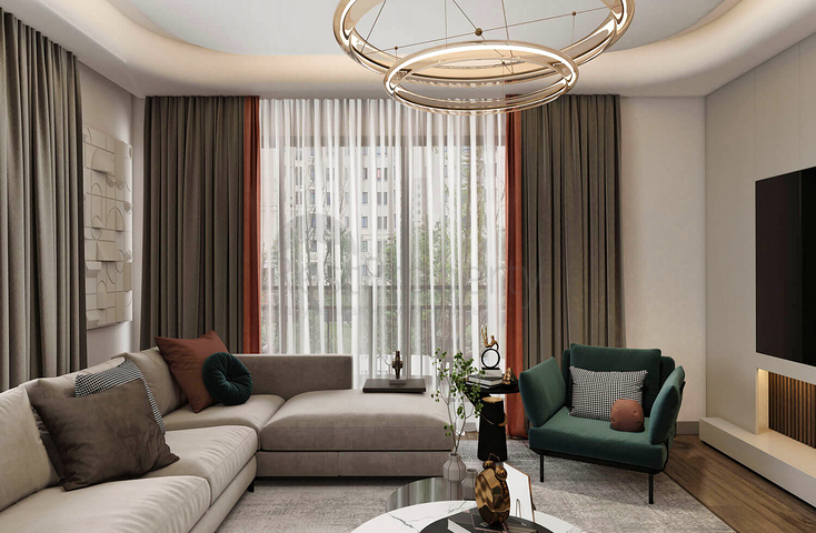 2+1 und 3+1 Wohnungen in der exklusiven Gegend von Antalya