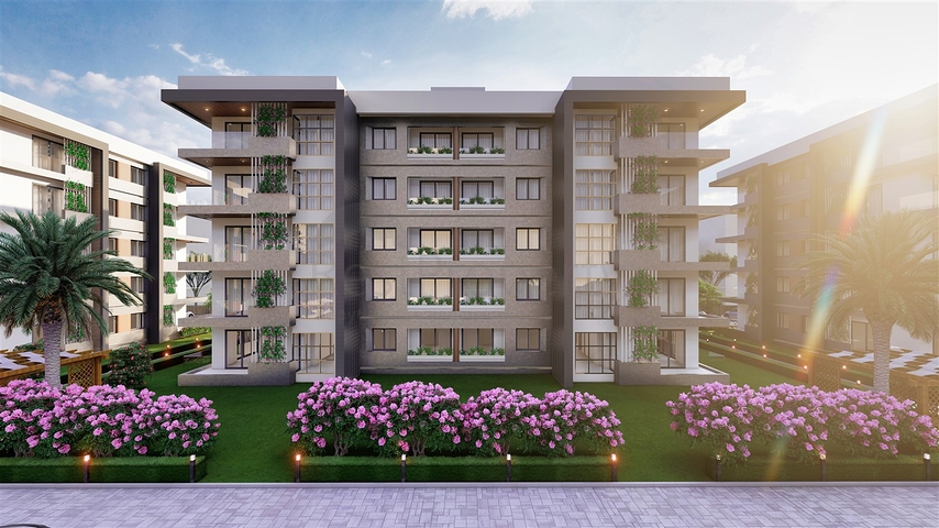 2+1 und 3+1 Wohnungen in der exklusiven Gegend von Antalya