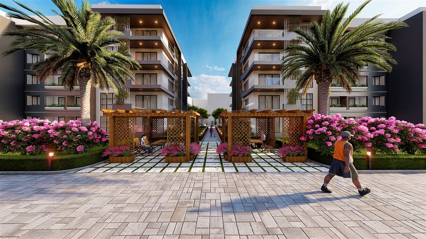 2+1 und 3+1 Wohnungen in der exklusiven Gegend von Antalya