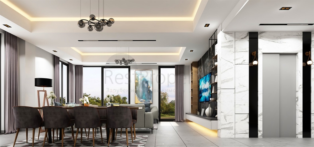 Villa mit 5+2 Grundrissen im Stadtteil Mollayusuf - Antalya