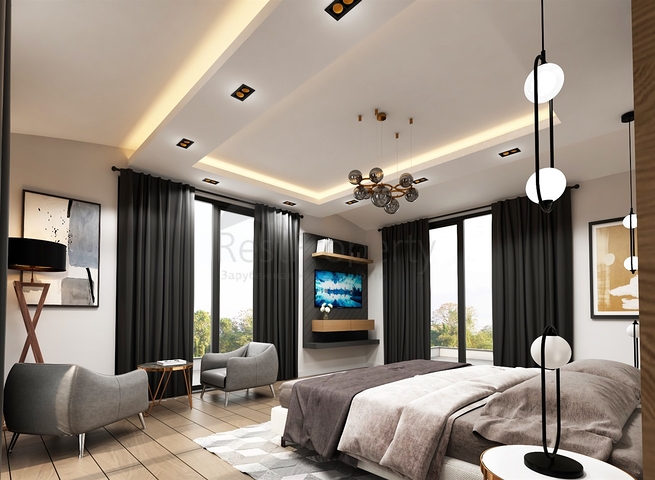 Villa mit 5+2 Grundrissen im Stadtteil Mollayusuf - Antalya