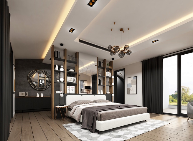 Villa mit 5+2 Grundrissen im Stadtteil Mollayusuf - Antalya