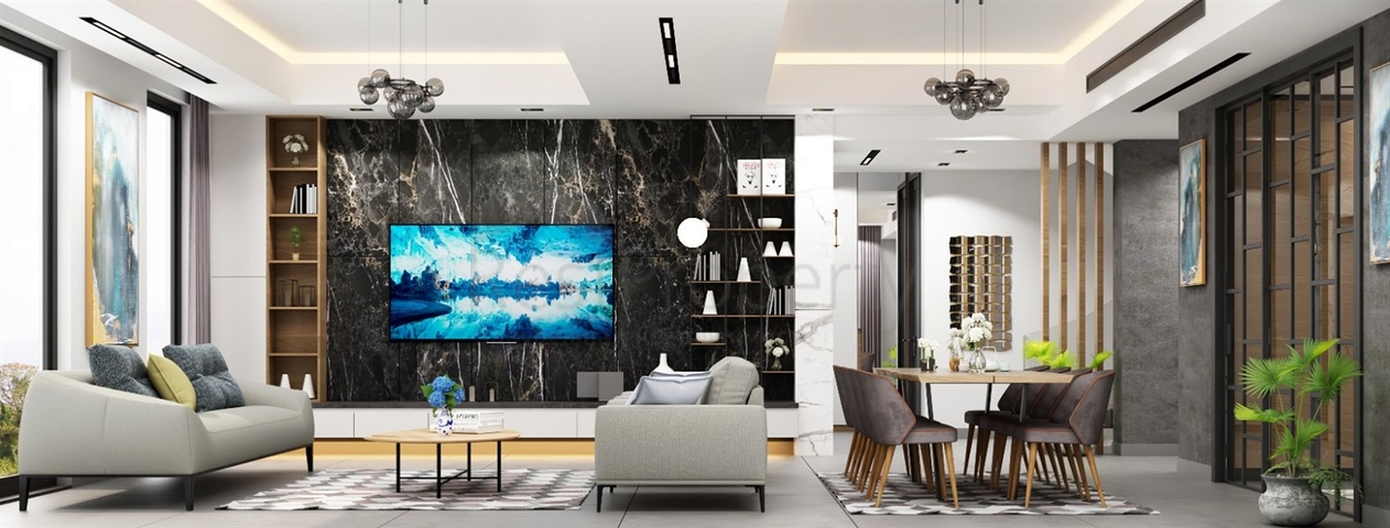 Villa mit 5+2 Grundrissen im Stadtteil Mollayusuf - Antalya