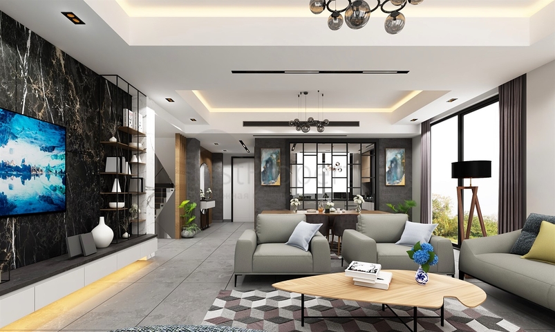 Villa mit 5+2 Grundrissen im Stadtteil Mollayusuf - Antalya