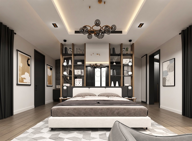 Villa mit 5+2 Grundrissen im Stadtteil Mollayusuf - Antalya