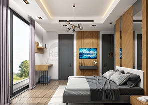 Villa mit 5+2 Grundrissen im Stadtteil Mollayusuf - Antalya