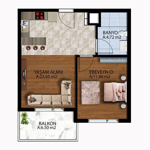 Investitionsprojekt in Altyntaş - Antalya 