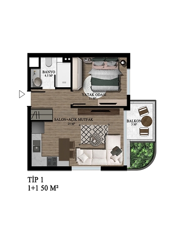 Investitionsprojekt in Altyntaş - Antalya 
