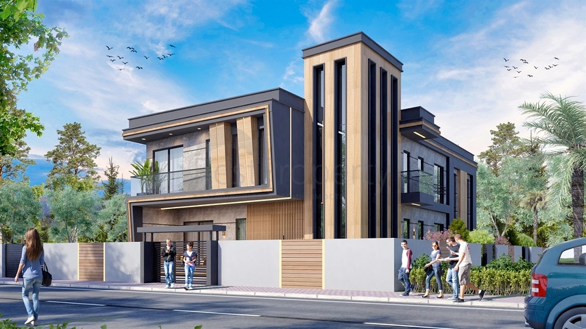 4+1-Villa in der Region Doshemealty - Antalya 