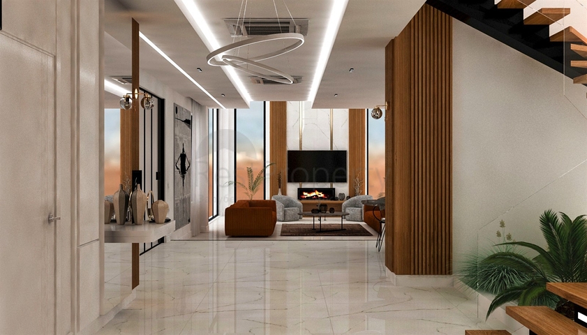 4+1-Villa in der Region Doshemealty - Antalya 