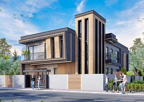 4+1-Villa in der Region Doshemealty - Antalya 