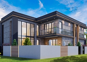 4+1-Villa in der Region Doshemealty - Antalya 