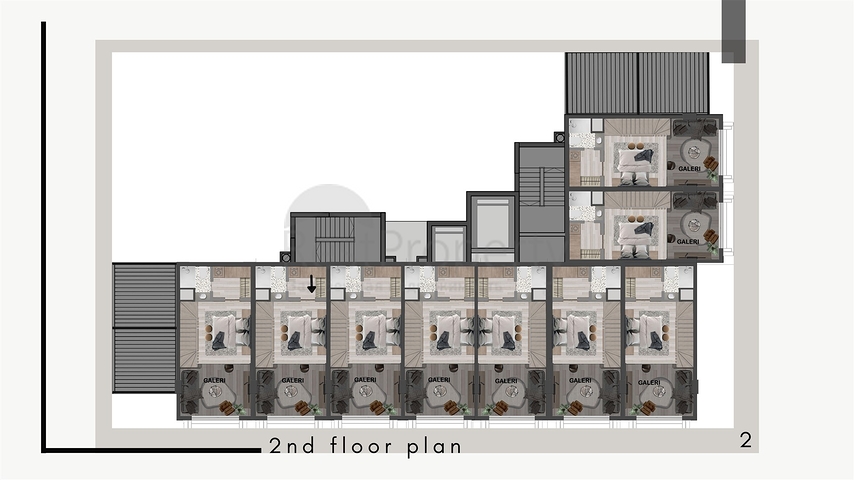 Apartments mit 1+1 Grundriss im Stadtteil Kepez - Antalya 