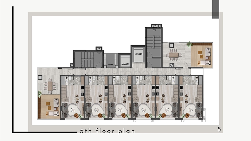 Apartments mit 1+1 Grundriss im Stadtteil Kepez - Antalya 