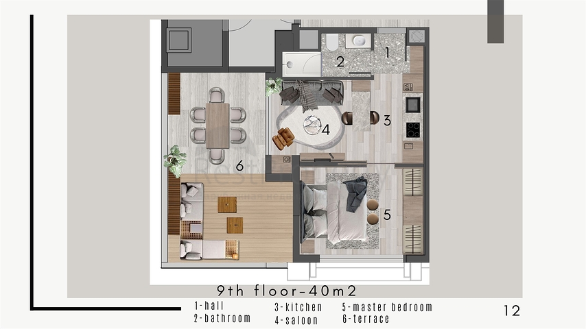 Apartments mit 1+1 Grundriss im Stadtteil Kepez - Antalya 