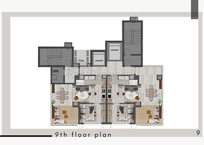 Apartments mit 1+1 Grundriss im Stadtteil Kepez - Antalya 