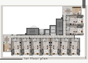 Apartments mit 1+1 Grundriss im Stadtteil Kepez - Antalya 