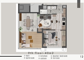 Apartments mit 1+1 Grundriss im Stadtteil Kepez - Antalya 