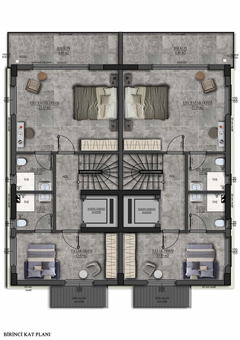 Villa mit 5+1 Grundriss im Stadtteil Mollayusuf - Antalya