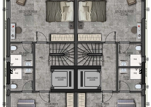 Villa mit 5+1 Grundriss im Stadtteil Mollayusuf - Antalya