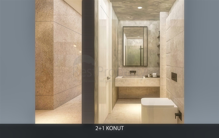 2+1 Wohnung im Stadtteil Altyntasch - Antalya  