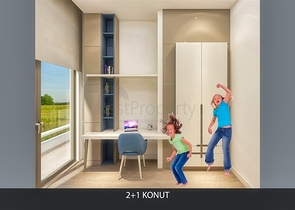 2+1 Wohnung im Stadtteil Altyntasch - Antalya  