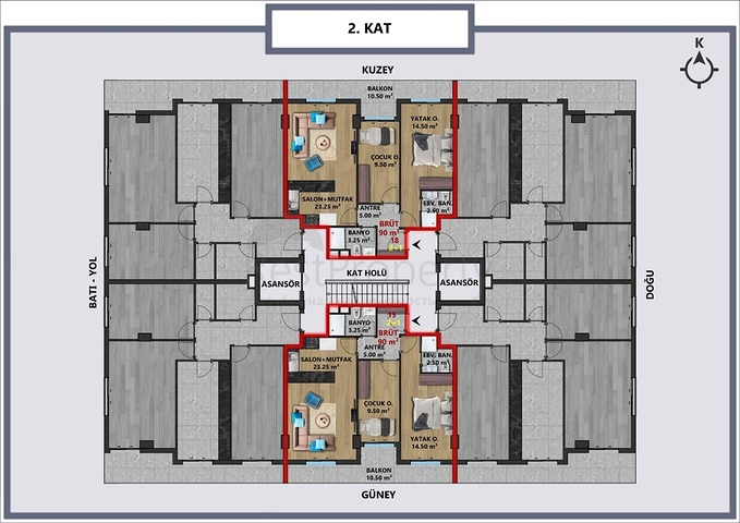 Investitionsprojekt im Zentrum von Antalya  