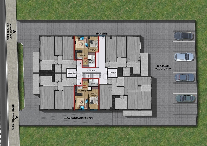 Investitionsprojekt im Zentrum von Antalya  