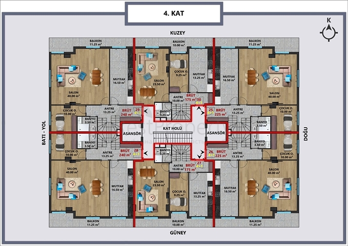 Investitionsprojekt im Zentrum von Antalya  