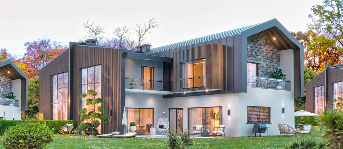 4+1-Villen im Stadtteil Doshemealty - Antalya 