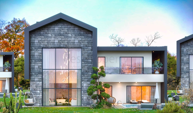 4+1-Villen im Stadtteil Doshemealty - Antalya 