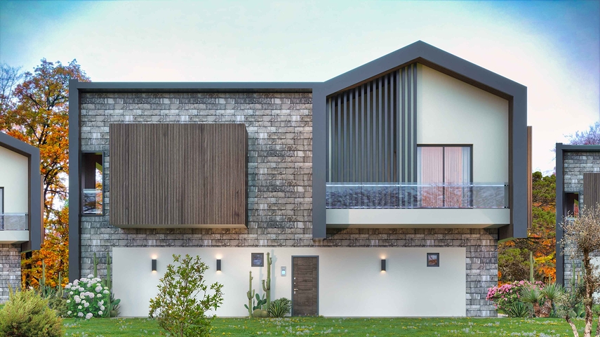 4+1-Villen im Stadtteil Doshemealty - Antalya 