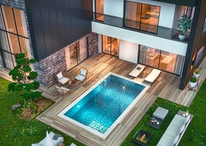 4+1-Villen im Stadtteil Doshemealty - Antalya 