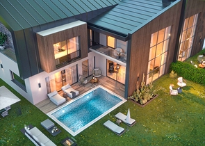 4+1-Villen im Stadtteil Doshemealty - Antalya 