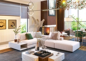 4+1-Villen im Stadtteil Doshemealty - Antalya 