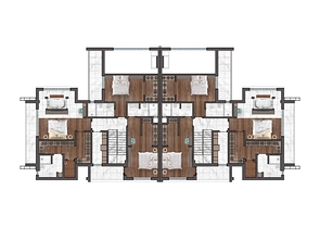 4+1-Villen im Stadtteil Doshemealty - Antalya 