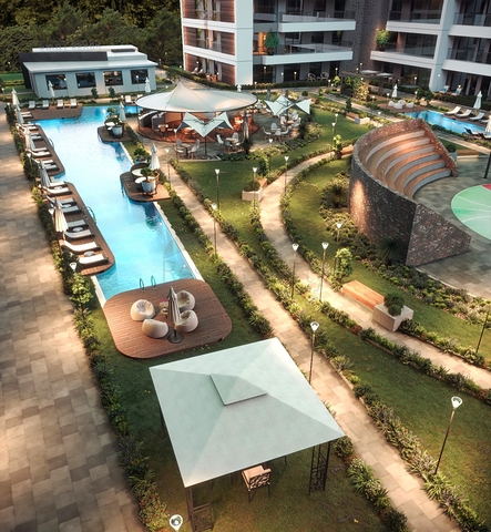 Kvartira 1+1 Planungen in Altyntas - Antalya 