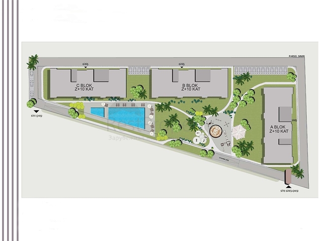 Apartments mit 2+1 und 3+1 Grundrissen im Stadtteil Kepez - Antalya 