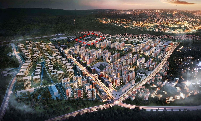 Apartments mit 2+1 und 3+1 Grundrissen im Stadtteil Kepez - Antalya 