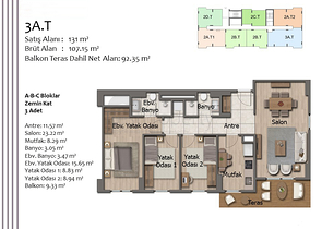 Apartments mit 2+1 und 3+1 Grundrissen im Stadtteil Kepez - Antalya 