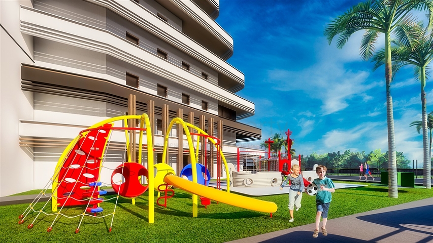 1+1 Wohnung in Altyntasch - Antalya 