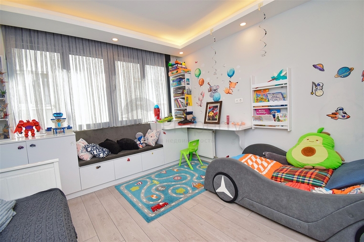 Wohnung mit 3+1 Grundriss in der Wohngegend von Genclik - Antalya 