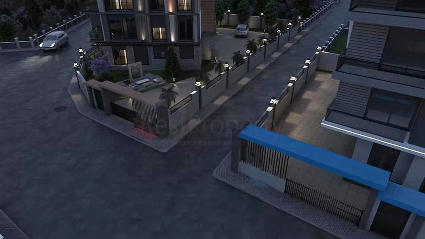 Apartments mit 3+1 , 4+1 und 6+1 Duplex im Wohnbezirk Kyzyltoprak - Antalya 